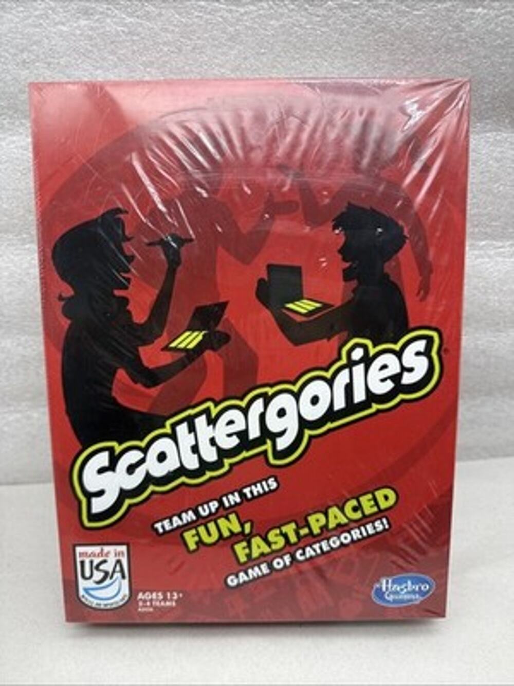 Hasbro Gaming Scattergories Board Game, Game of Categories, Family Board Games..